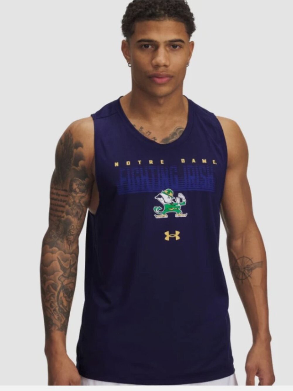 Under Armour Tech Notre Dame Tank Top L